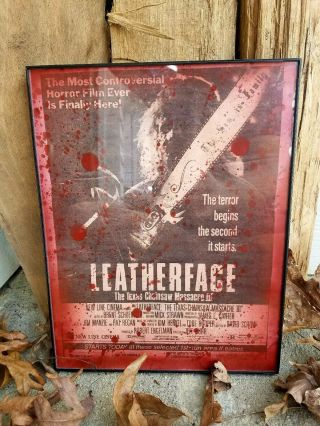 Leatherface The Texas Chainsaw Massacre 3 8x10 Bloody Print Horror Art