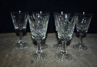 Set Of 6 Waterford Cut Crystal Claret Wine Glasses - Kenmare