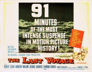 The Last Voyage Lobby Card 1960 Robert Stack Dorothy Malone