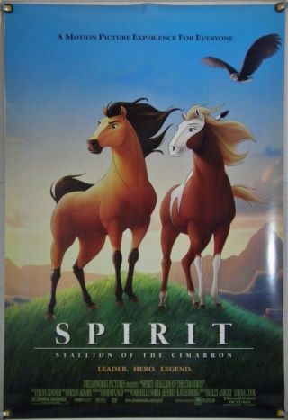 Spirit: Stallion Of The Cimarron Ds Rolled Orig 1sh Movie Poster Animation 2002