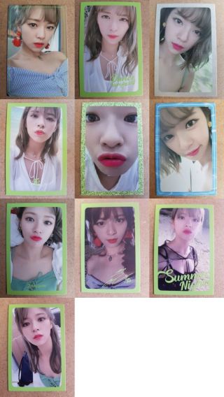 Twice Jeongyeon Official Photocard Summer Nights 2nd Special Album Select Card