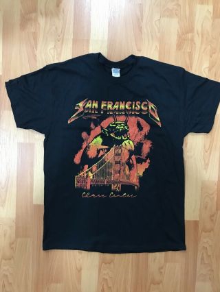 Metallica San Francisco S&m2 9/8/2019 Jump In The Fire Chase Center Shirt Large
