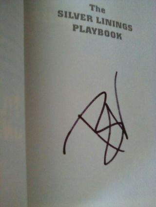 Bradley Cooper Silver Linings Playbook signed book (on) 3