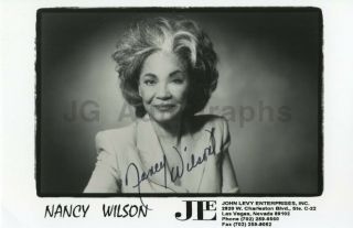 Nancy Wilson - American Jazz Singer - Signed 5x7 Photograph