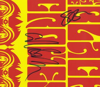 The Black Crowes autographed gig poster Steve Gorman,  Chris & Rich Robinson 3
