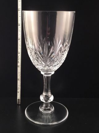 St.  Louis Crystal Massenet Cut Water Goblet Stem Glass,  7 ",  10 Available