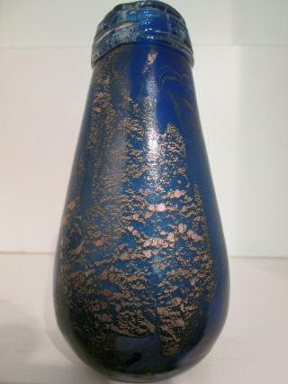 Charlie Meaker British Studio/art Glass Vase 