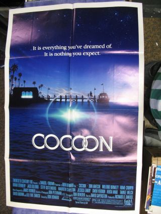One Sheet Movie Poster - Cocoon - Don Ameche Wilford Brimley