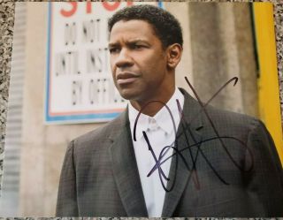 Bad Ass Denzel Washington Authentic Signed Autographed 8x10 Photo Hot