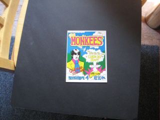 The Monkees 1968 Handbill At The California State Fair In Sacramento