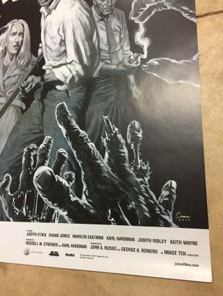 Night Of The Living Dead One Sheet Movie Poster Rerelease Rolled 2017 5
