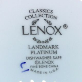 Lenox LANDMARK PLATINUM Sugar Bowl w/ Lid 8