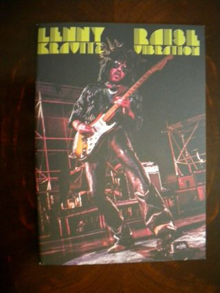 Lenny Kravitz Tour Book Raise Vibration With Ticket And Venue Program