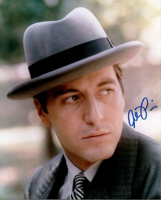 Al Pacino Hand - Signed The Godfather 8x10 W/ Lifetime Michael Corleone In Hat