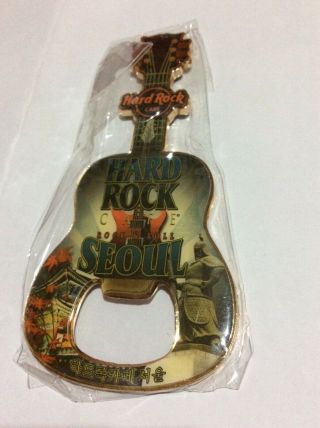 Hard Rock Coffee Seoul Guitar City Opener Magnet Ver.  2 Discontinued