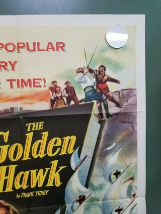 1952 THE GOLDEN HAWK One Sheet Poster 27 