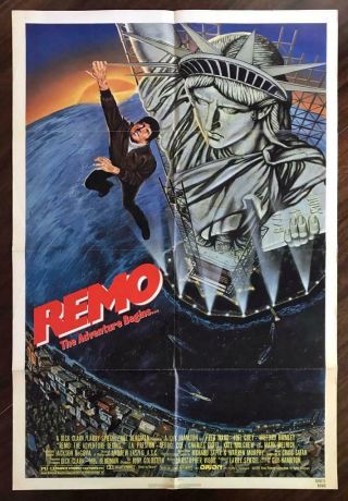 Remo Williams 1985 Crime Comedy Action Assassin Thriller Movie Poster