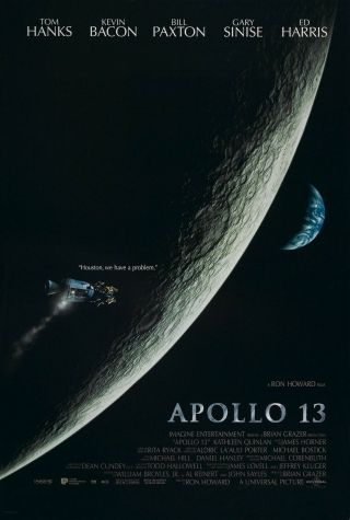 Apollo 13 40x27 Poster - Tom Hanks - 1995 Movie Poster