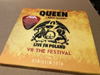 Queen,  Adam Lambert Live In Poland 2016 Double Cd,  Double Dvd Set