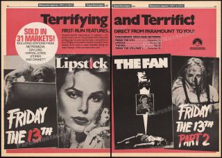 Friday The 13th_original 1982 Paramount Trade Ad Promo / Poster_lipstick_fan