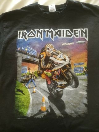 Iron Maiden,  Uk Tour T - Shirt,  2017,  Large,  In,  Not Sure If Worn