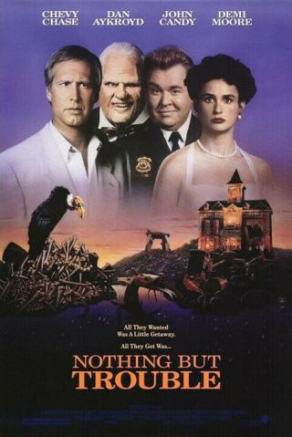 Nothing But Trouble (1991) Movie Poster - Single - Sided - Rolled