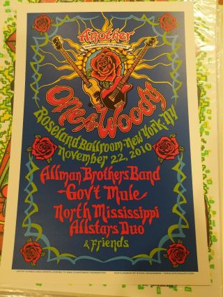 Allman Brothers Band Poster - Another One For Woody
