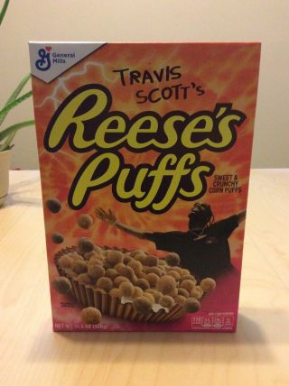 6 Boxes Of Travis Scott X Reese’s Puffs Cereal 100 Authentic (6 - Pack)