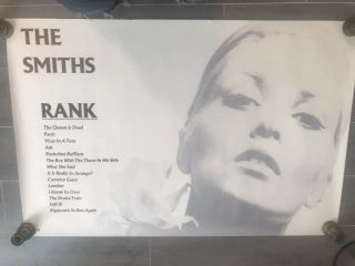 The Smiths Rank 1988 Promotional Poster 35 X 23 Morissey