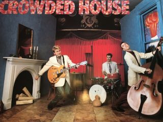 Crowded House Poster Authentic And Rare Promo