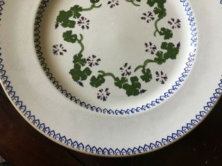 Nicholas Mosse Pottery Dinner Plates (Set of 2) Geranium Pattern Retired Design 4