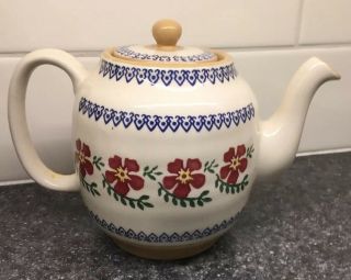 Nicholas Mosse Tea Pot Old Rose Pottery Ireland Stoneware