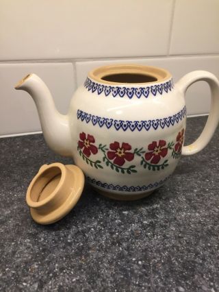 Nicholas Mosse Tea Pot Old Rose Pottery Ireland Stoneware 3
