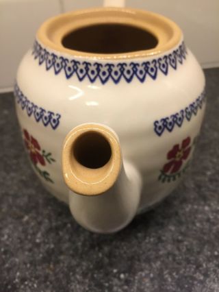 Nicholas Mosse Tea Pot Old Rose Pottery Ireland Stoneware 7