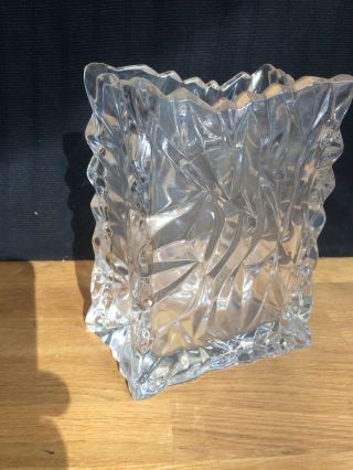 Rosenthal Studio Line Crystal Bag Vase 7 " X 5 " Made In Germany