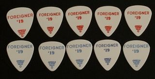 Foreigner Mick Jones Set Of (10) ‘19 Guitar Picks