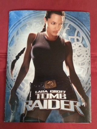 Tomb Raider Movie Lara Croft Movie Press Kit Angela Jolie Video Game Collectible