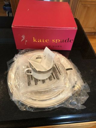 Lenox Kate Spade Palmetto Bay 5 Piece Place Setting Tags And Box