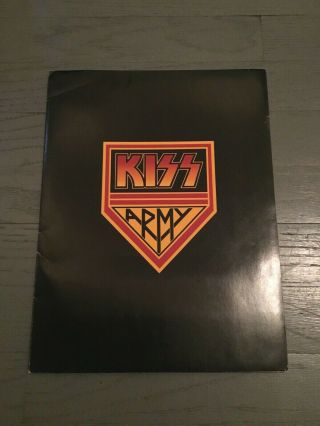 Kiss Army Kit - 2nd Edition - 1977 Love Gun - Folder Only Aucoin