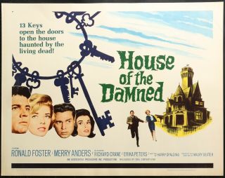 House Of The Damned (1963) Half Sheet Movie Poster - Mystery Thriller