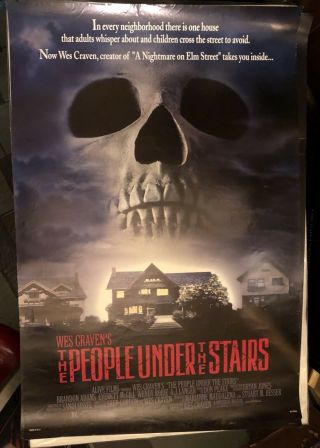The People Under The Stairs (1991) Wes Craven Ds One Sheet