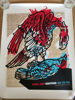 Pearl Jam Poster Hartford 5.  13.  06