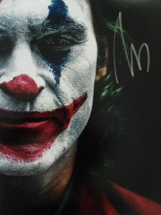 Joaquin Phoenix " Joker " 8x10 Signed Photo Auto