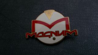Rare Magnum Vintage Tour Enamel Metal Pin Badge
