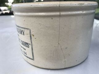 RARE RED WING STONEWARE ADVERTISING SOO GROCERY SIOUX FALLS,  SD BUTTER CROCK 6
