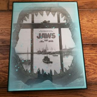 Jaws 8x10 Print Horror Art