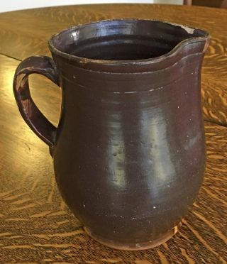 McDade Pottery quart - size pitcher - rare Texas stoneware 2