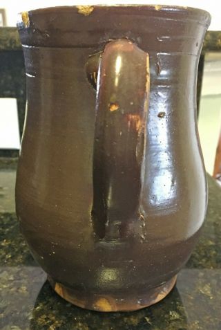 McDade Pottery quart - size pitcher - rare Texas stoneware 4