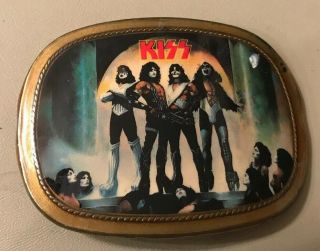Kiss Love Gun Vintage Belt Buckle 1977 Pacifica Mfg