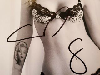 Sexy Bra Panties Megan Fox authentic signed autographed 8x10 photo holo 2